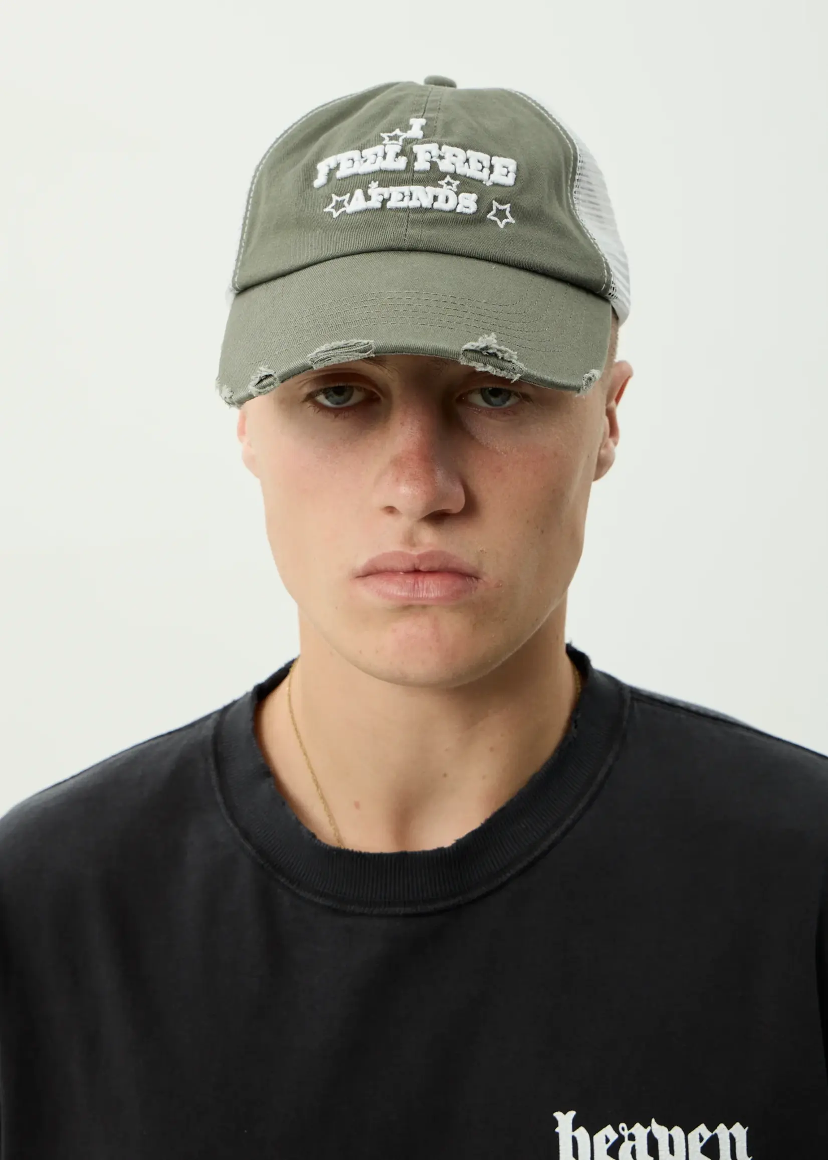 Afends Sonoran Six Panel Mesh Cap - Sycamore