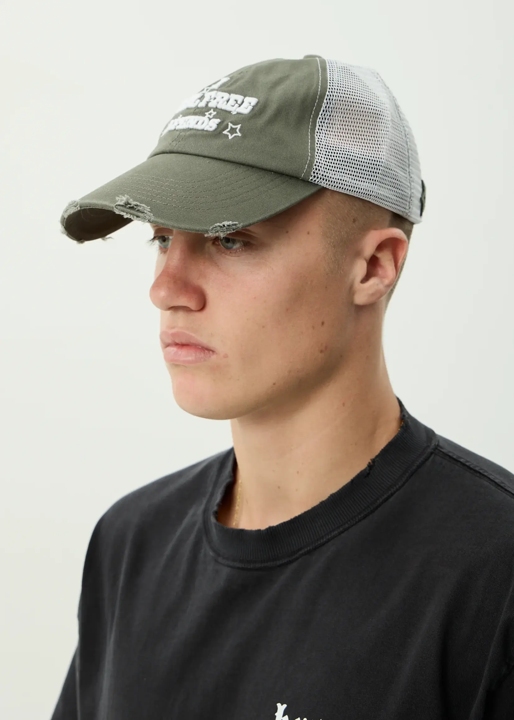 Afends Sonoran Six Panel Mesh Cap - Sycamore