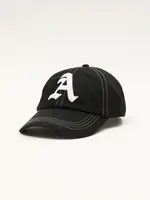 Afends Ayy Six Panel Cap - Black