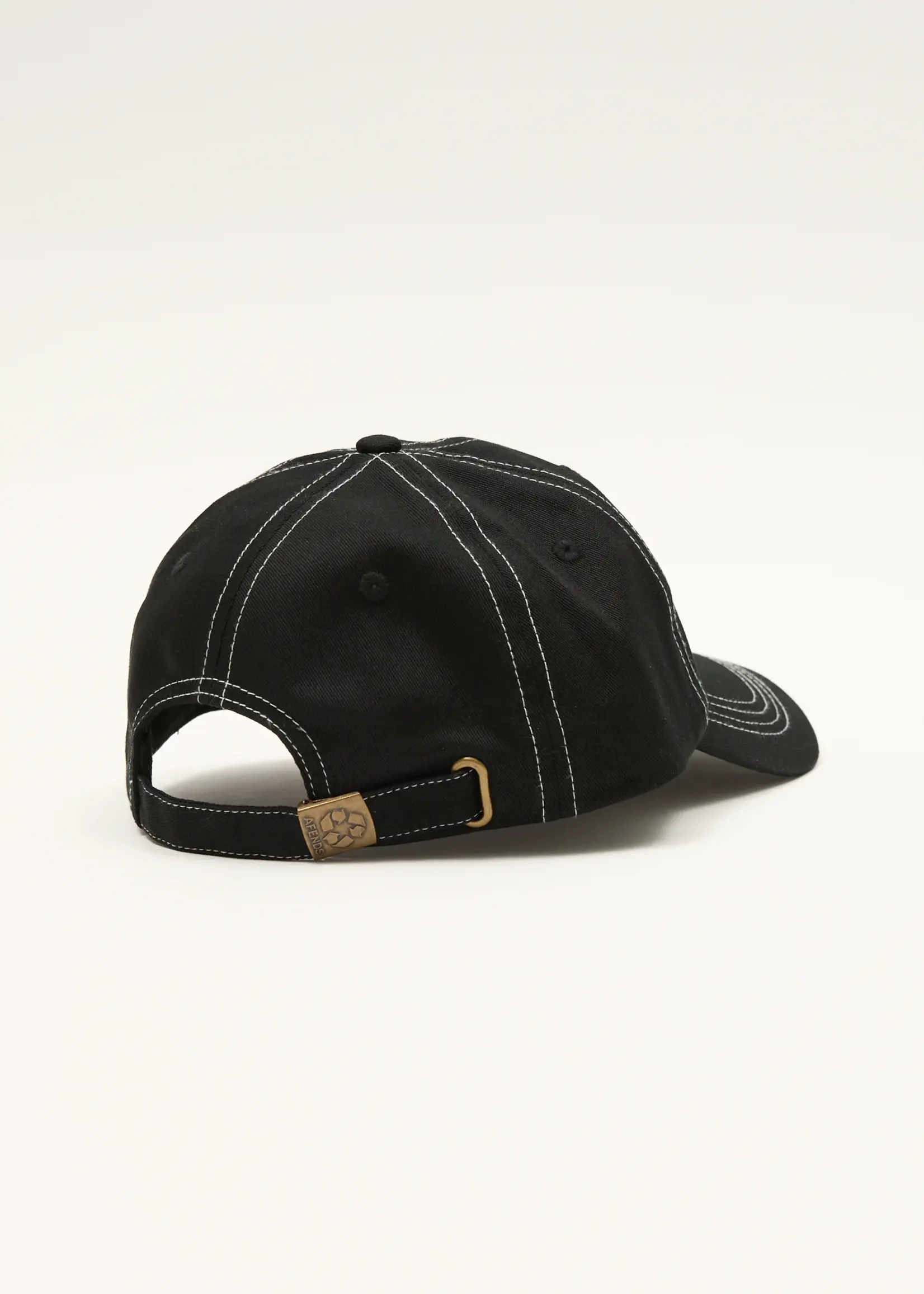 Afends Ayy Six Panel Cap - Black