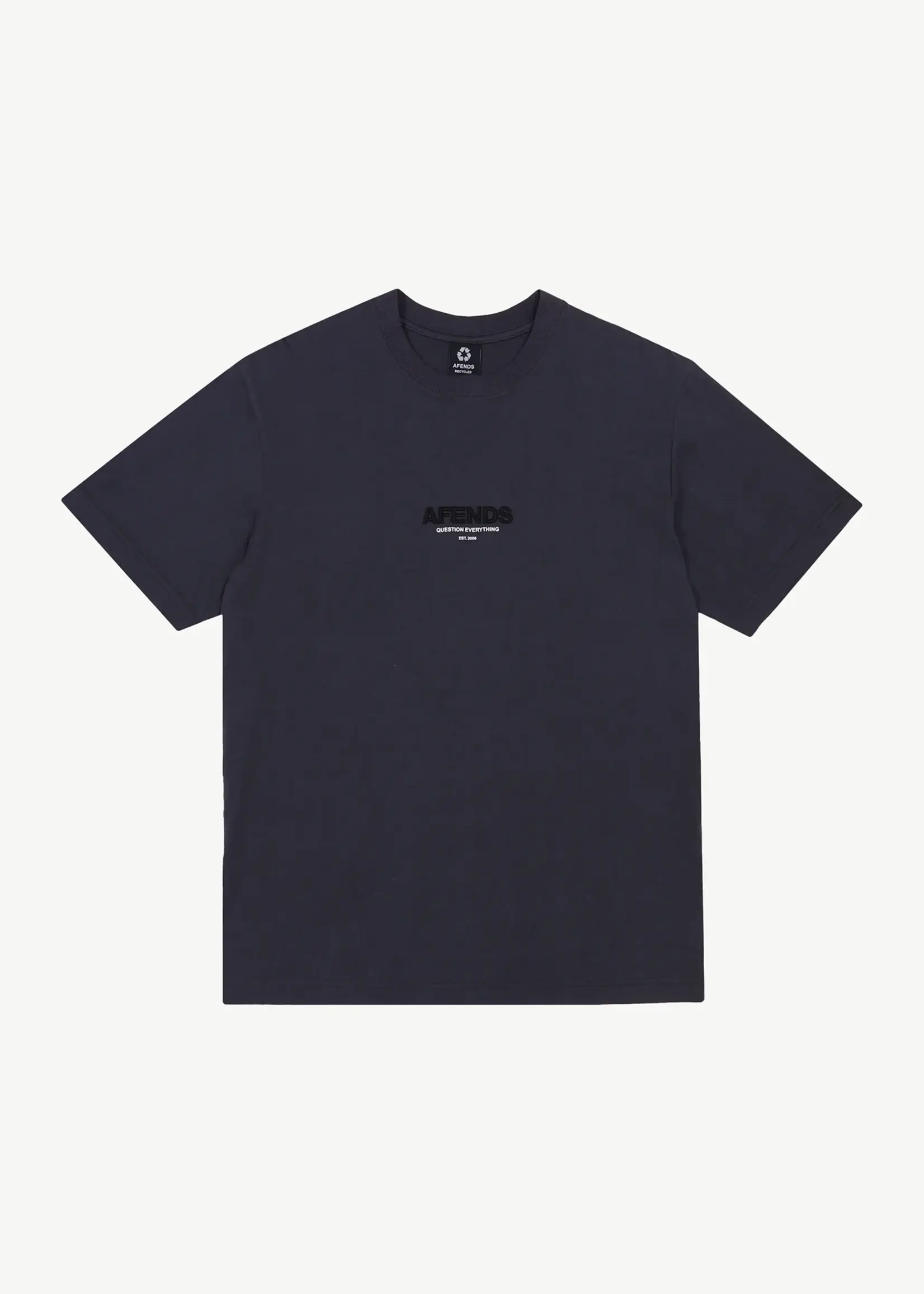 Afends Vinyl Retro Tee - Charcoal