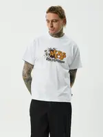 Afends Maintenance Boxy Tee - White
