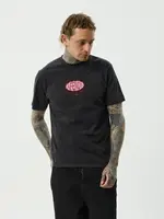 Destroyed Retro Tee - Stone Black