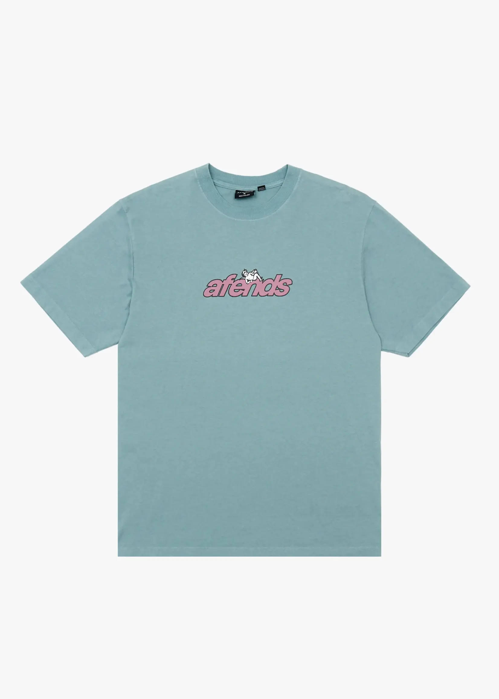 Angel Boy Retro Tee - Washed Overcast