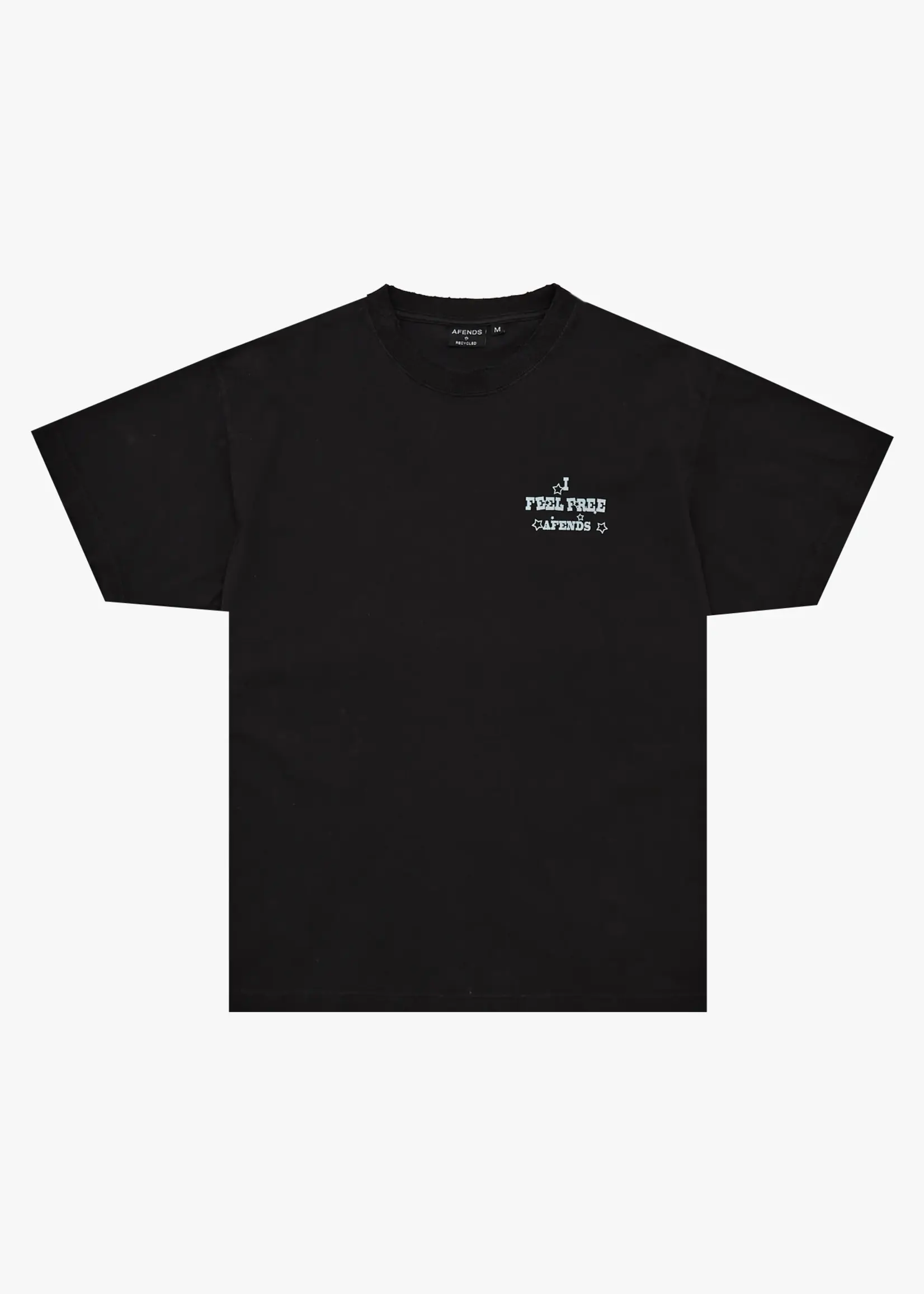 Afends Sonoran Boxy Tee - Stone Black
