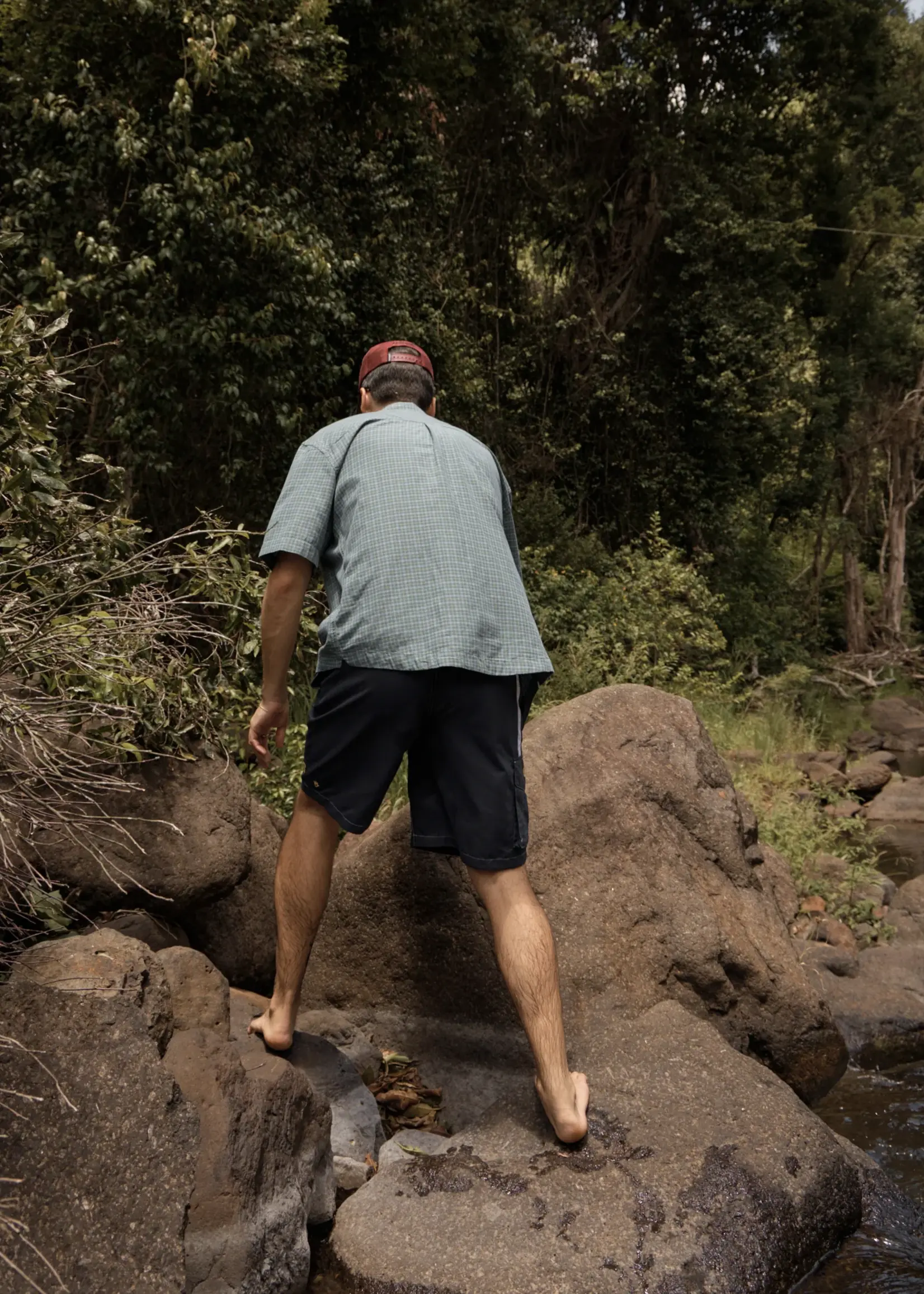 Voyager Short Sleeve Shirt - Deep Olive Check