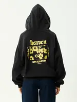 Afends Heaven Boxy Zip Hood - Stone Black