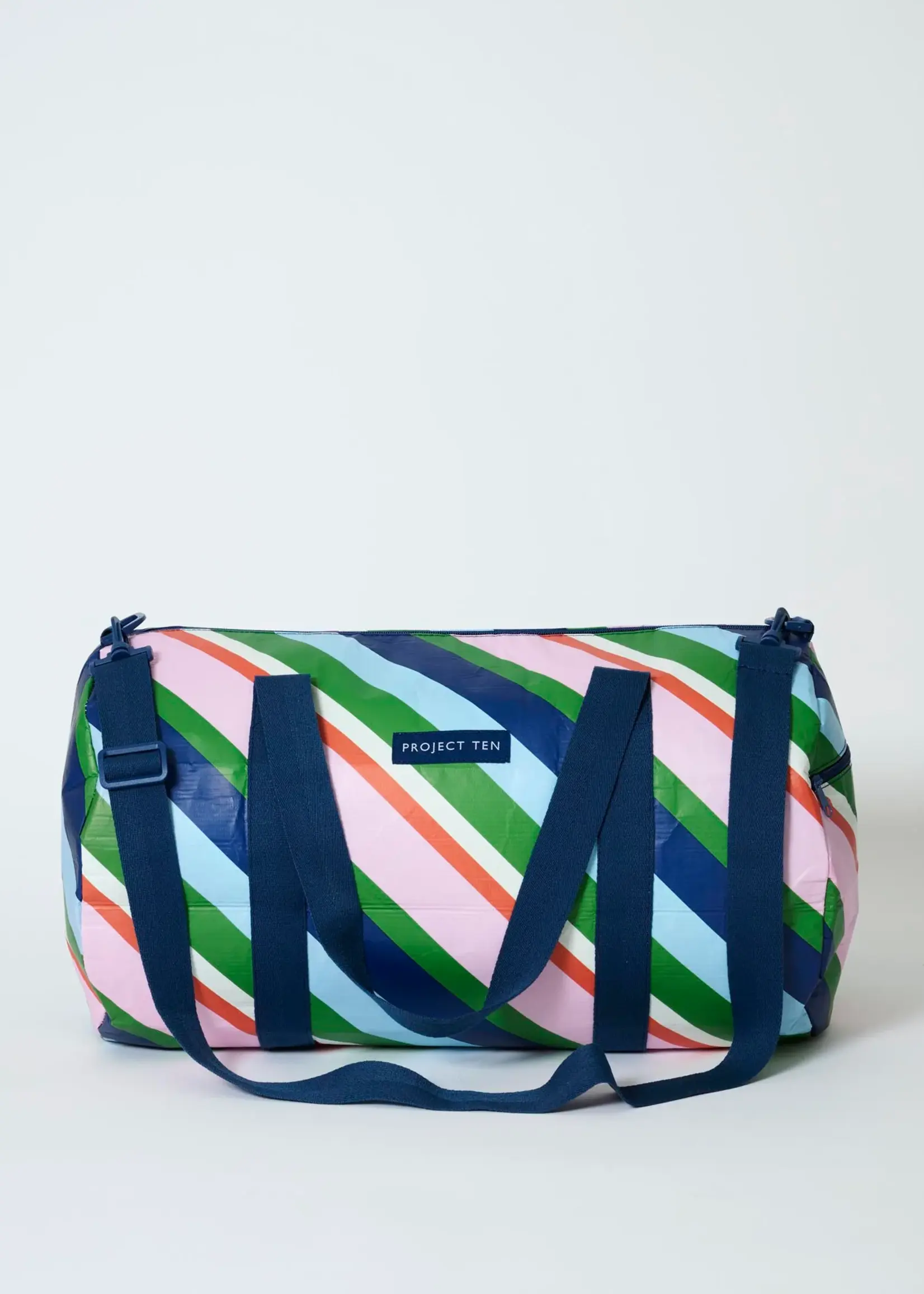 Project Ten Barrel Bag - Rugby Stripe