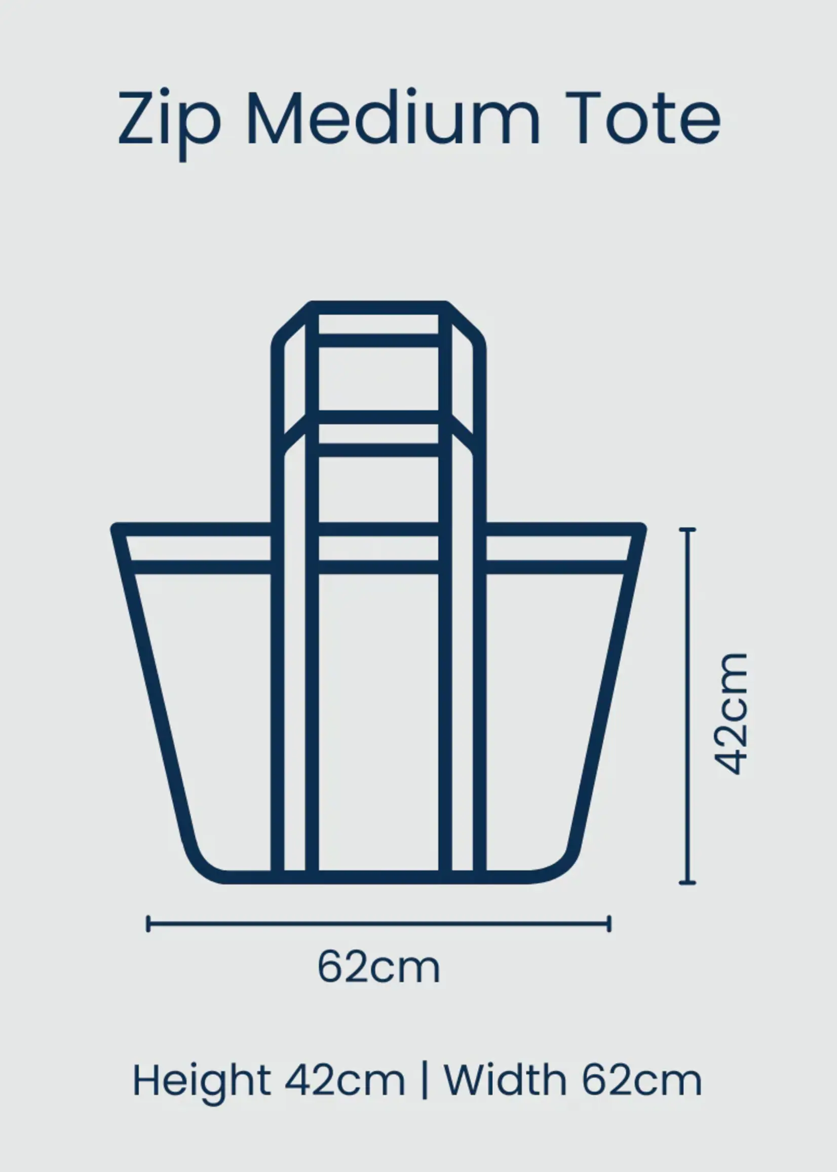Medium Tote - Sardine