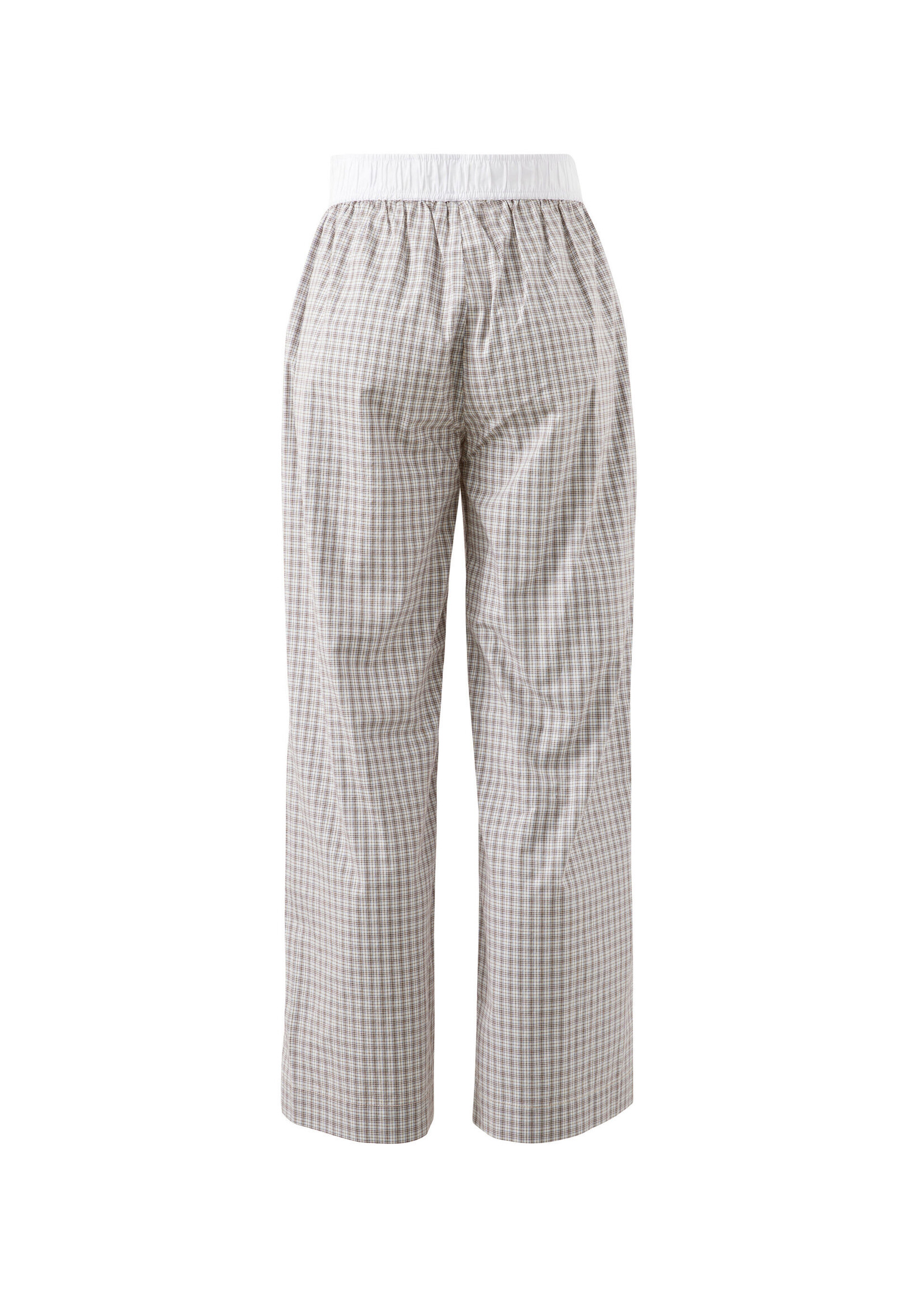 Ceres Life The Lounge Pant/Wine Choc Blue Check