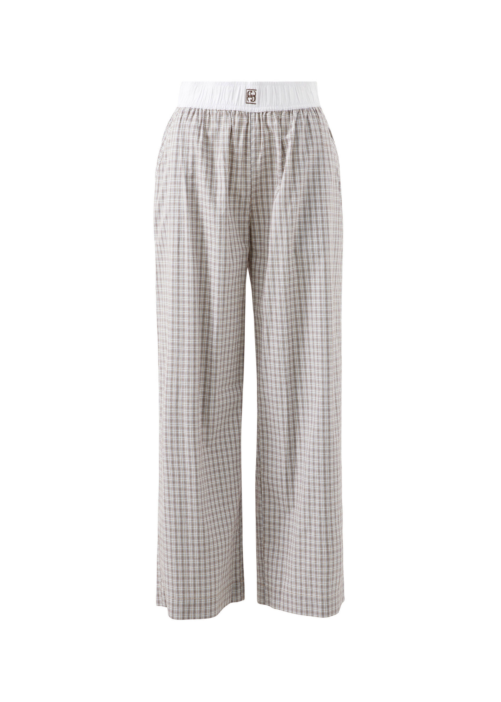 Ceres Life The Lounge Pant/Wine Choc Blue Check