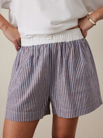 Ceres Life Mila Short Wine/Choc Blue Check