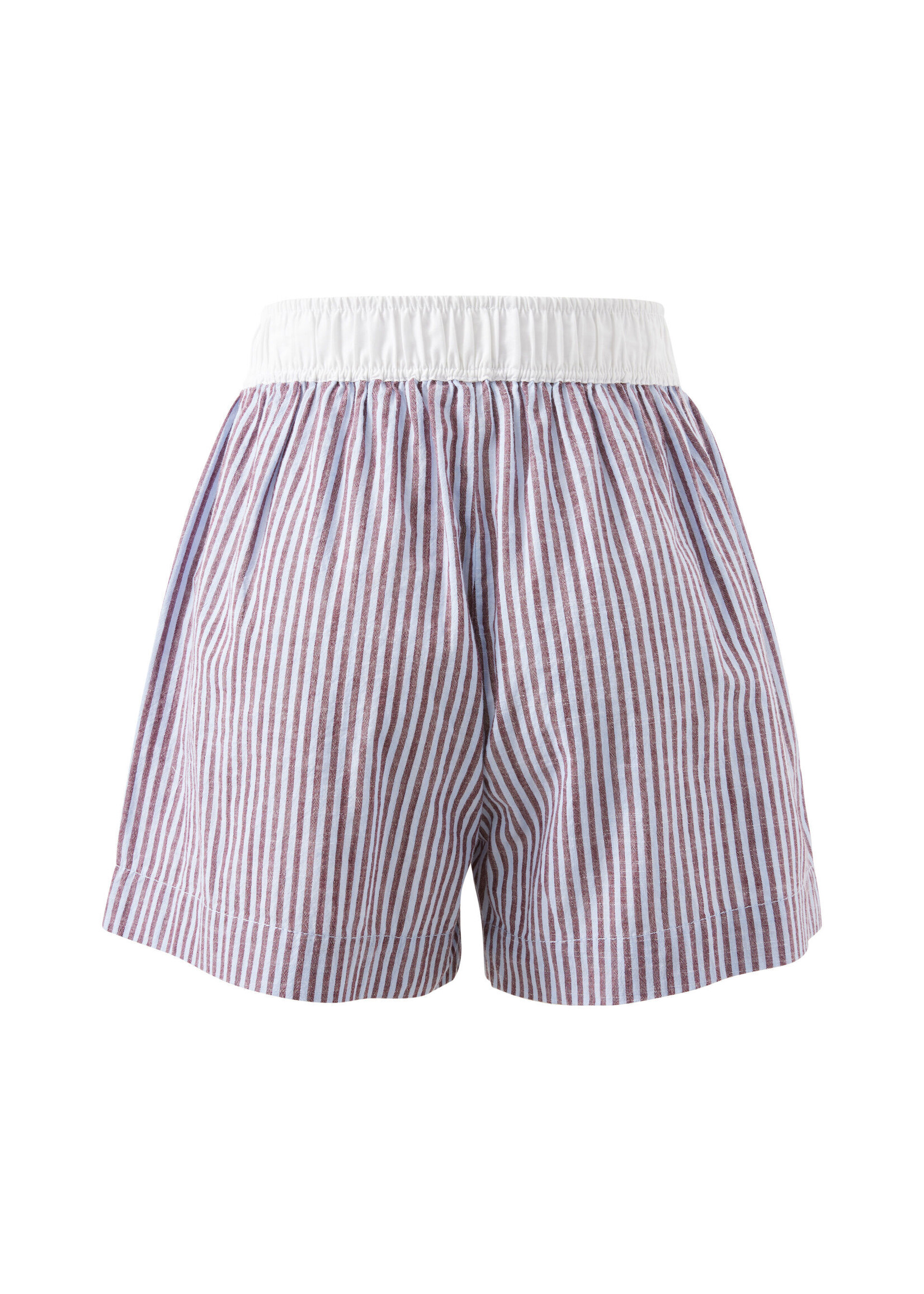Ceres Life Mila Short Wine/Choc Blue Check