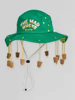 Mad Hueys Quick Dry Wide Brim Hat - Aussie Green