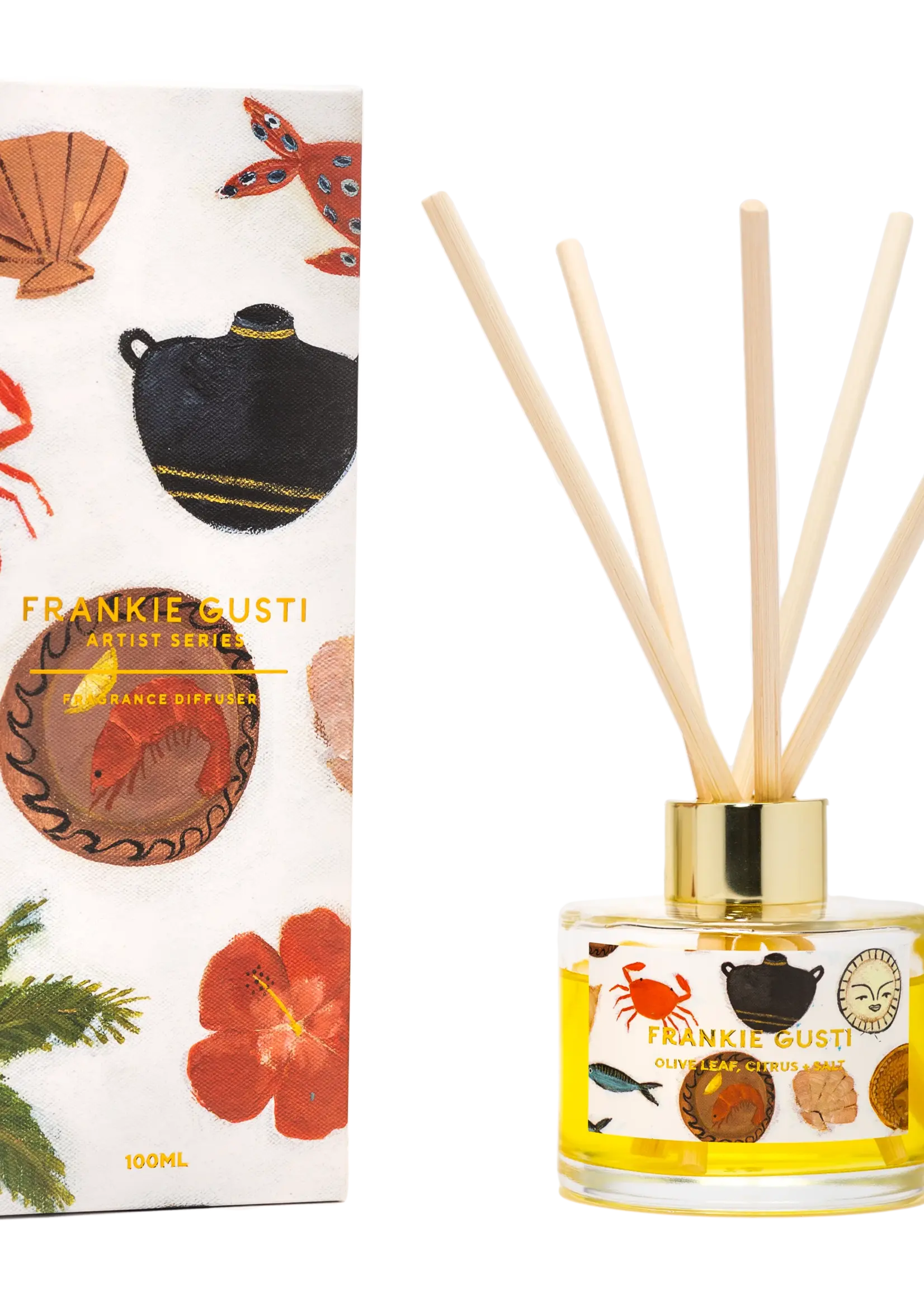 Artist Series Diffuser | Olive Leaf + Salt | Gabrielle Diamantis