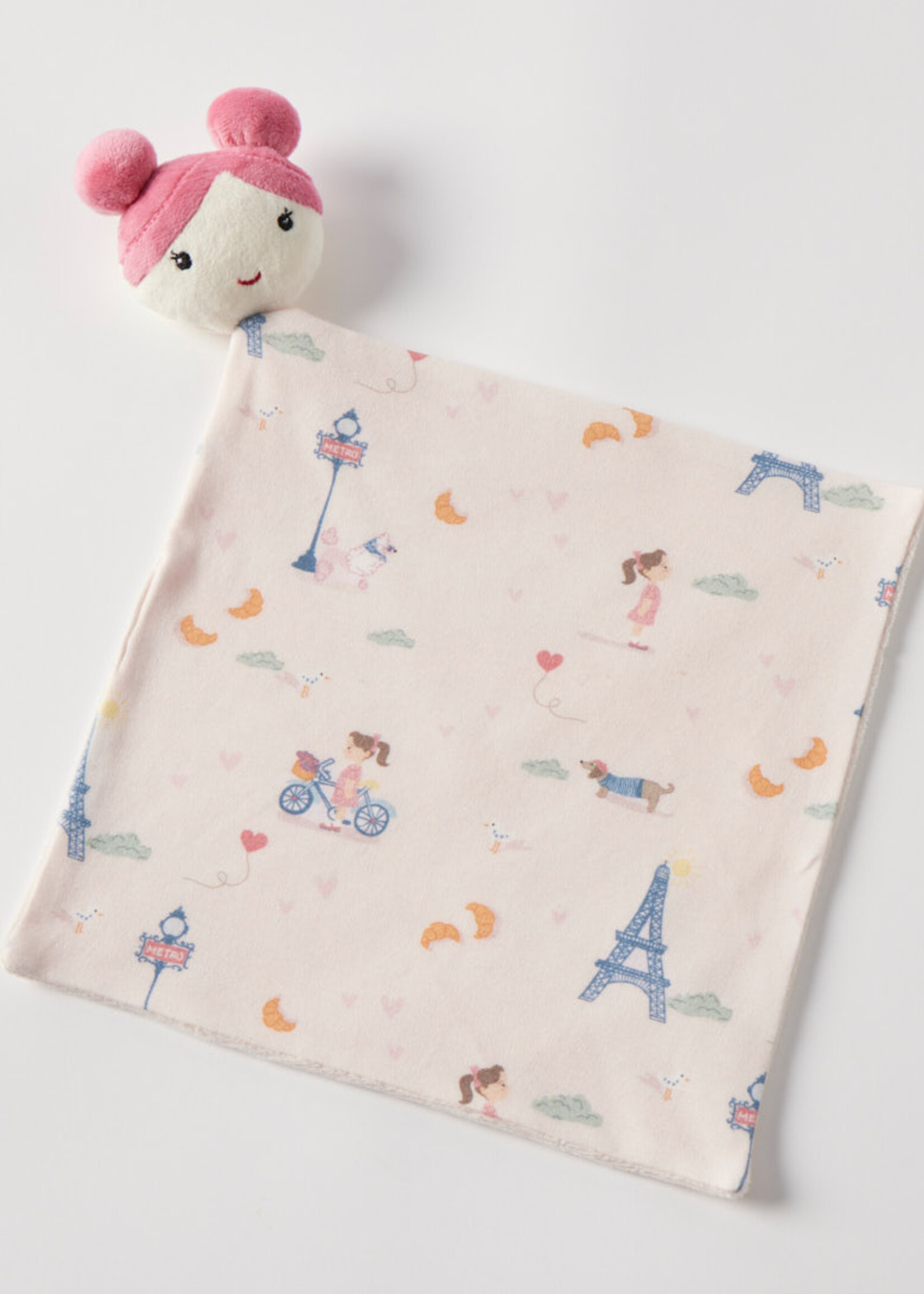 Bonjour Paris Jersey Comforter