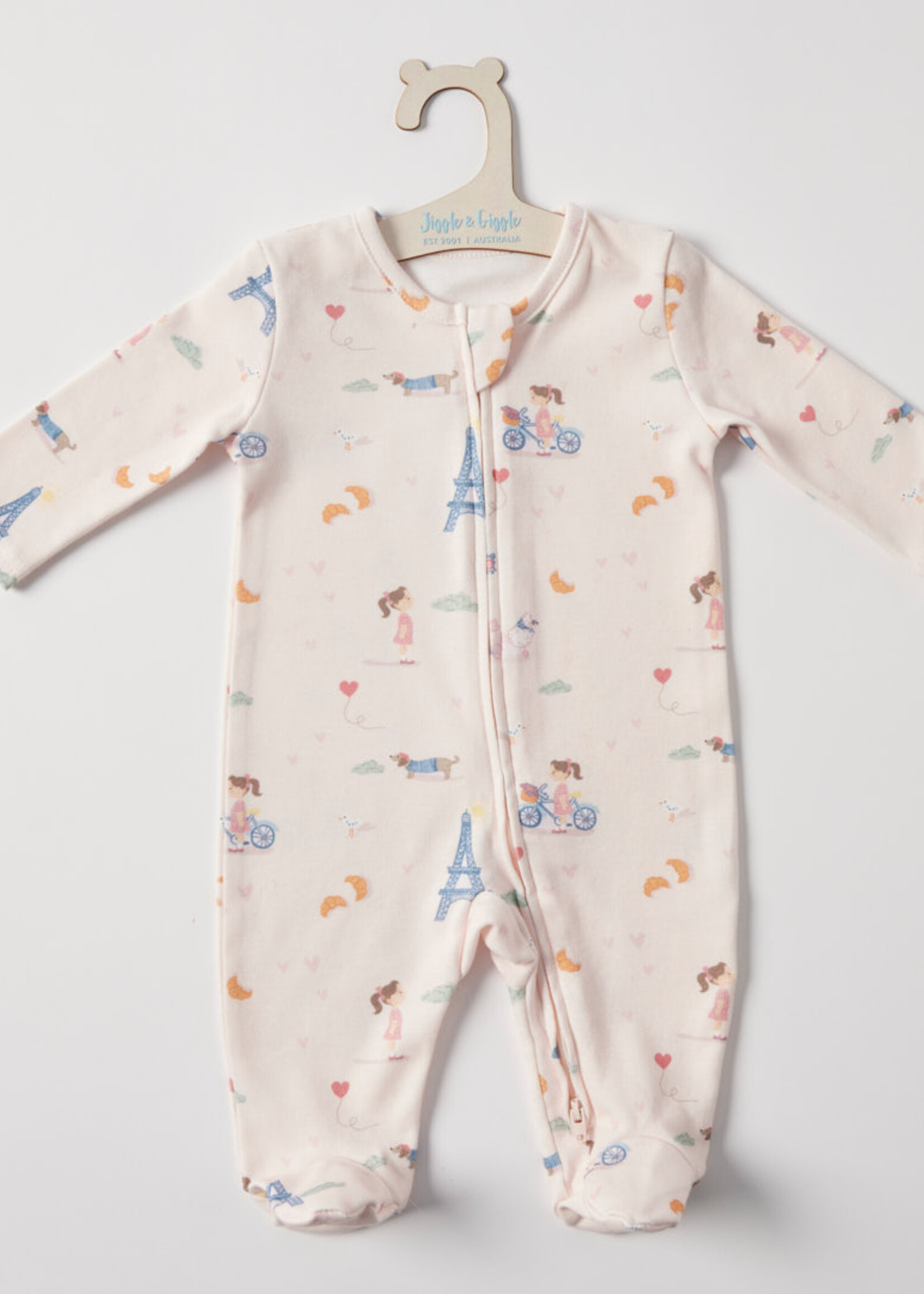 Pilbeam Bonjour Paris Jersey Romper 000
