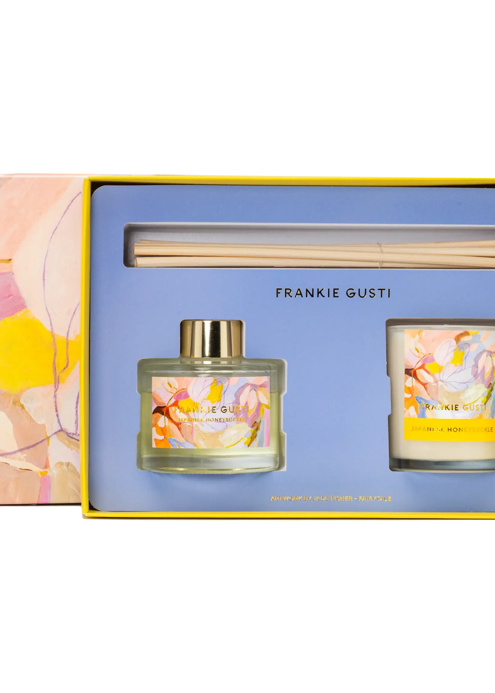 Artisit Series Diffuser + Mini Candle Set I Japanese Honeysuckle