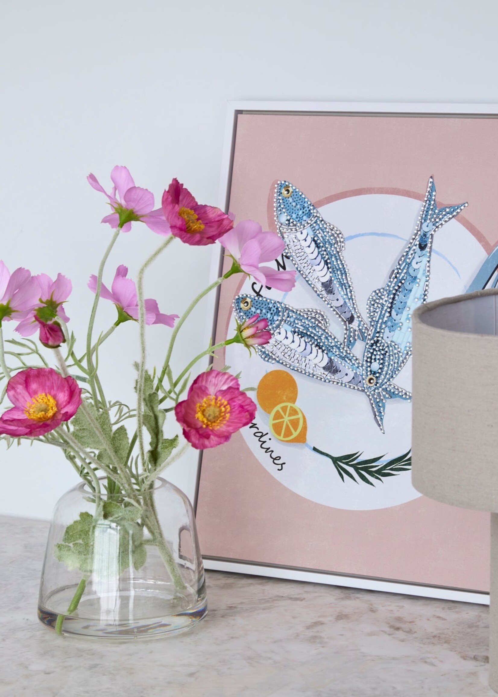Isalbi Lottie Fish Wall Art 30x2.3x40cm
