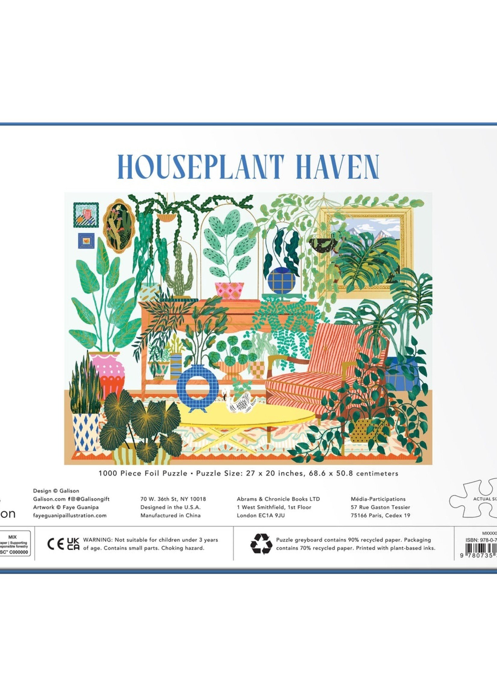 Houseplant Haven Foil Puzzle