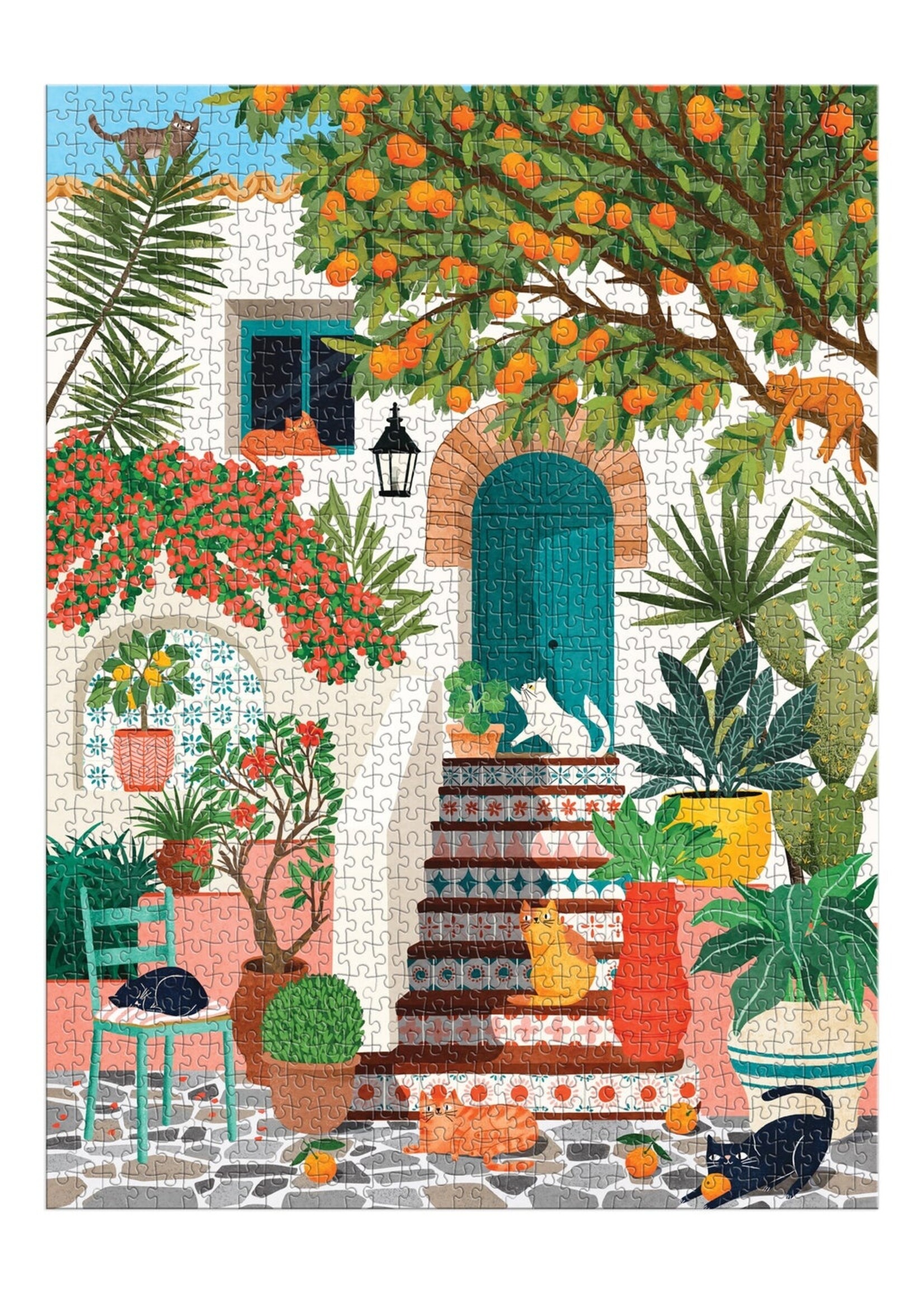 Isalbi Mediterranean Cats Puzzle 1000pc