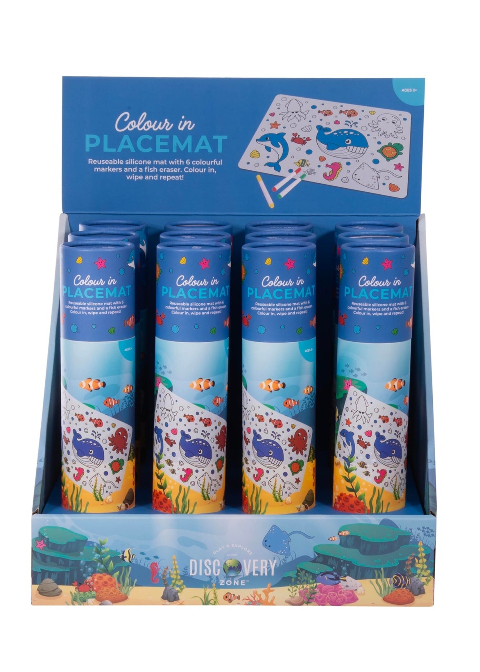 Colour in Placemat - Sealife