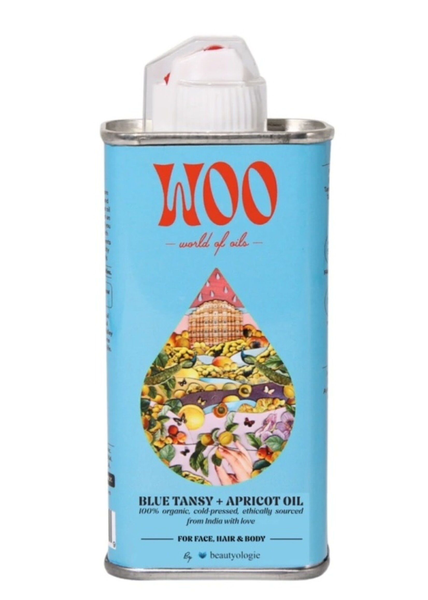 WOO - World Of Oils Blue Tansy + Apricot Oil – Calming, Hydrating, and Revitalizing for Skin and Hair