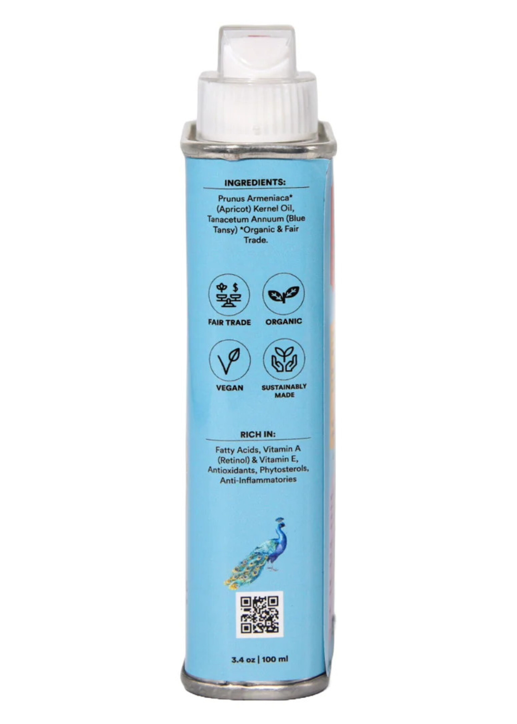 WOO - World Of Oils Blue Tansy + Apricot Oil – Calming, Hydrating, and Revitalizing for Skin and Hair