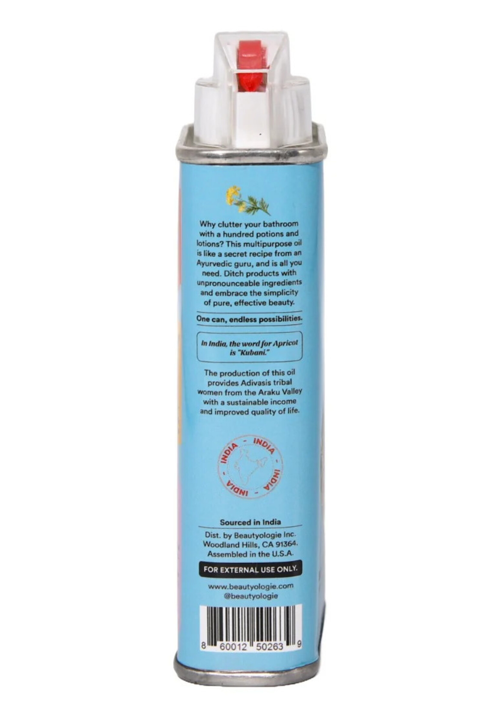 WOO - World Of Oils Blue Tansy + Apricot Oil – Calming, Hydrating, and Revitalizing for Skin and Hair