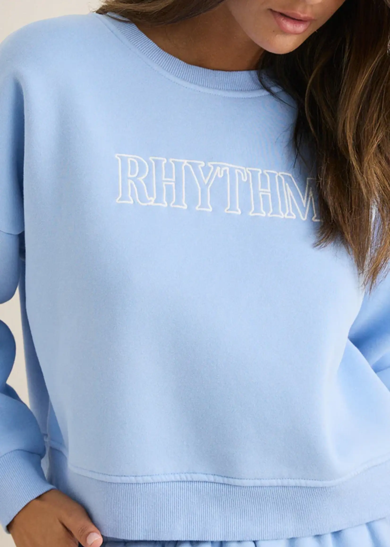 Rhythm Rhythm Slouchy Crew Neck Fleece