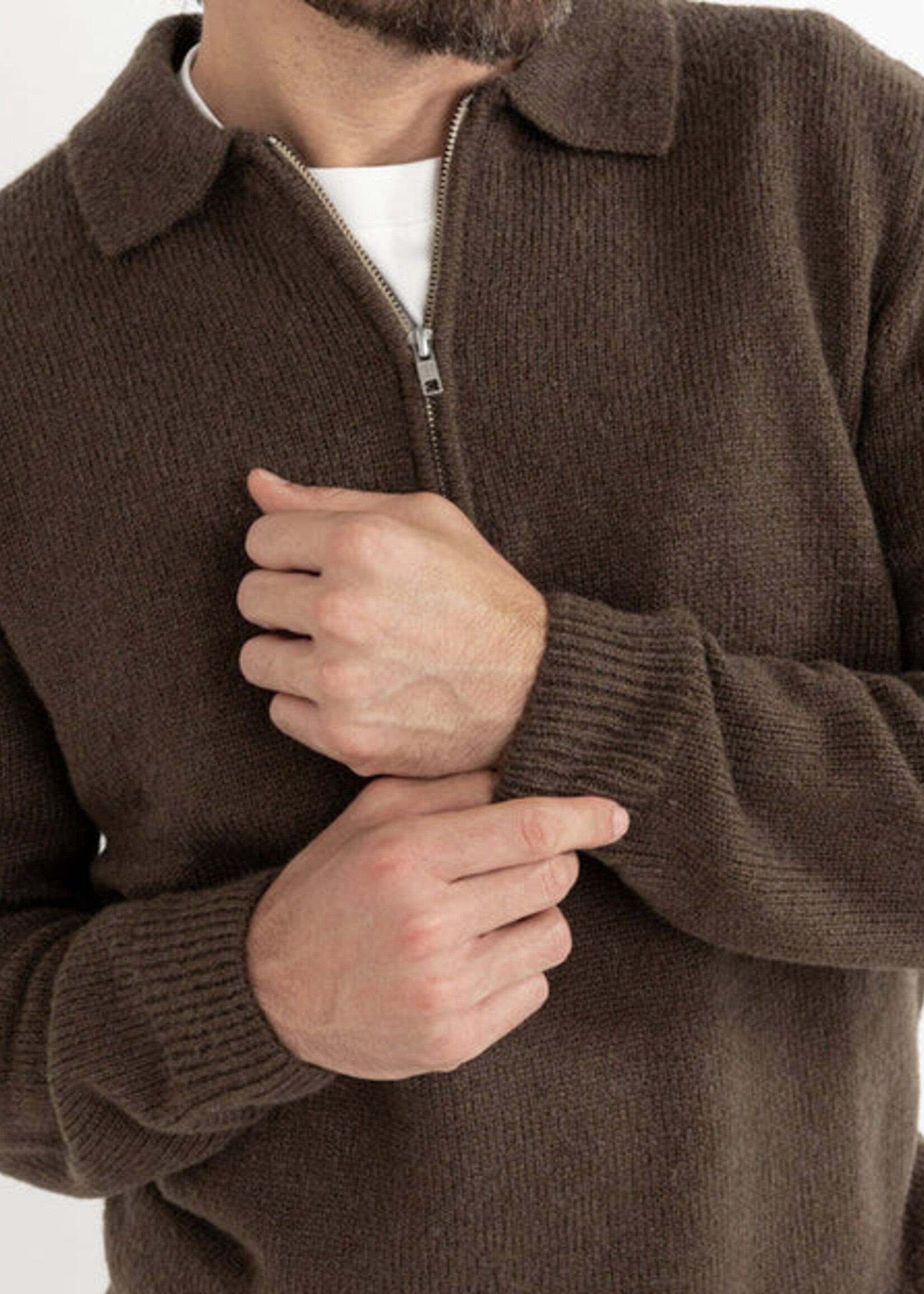 Rhythm Quarter Zip Knit