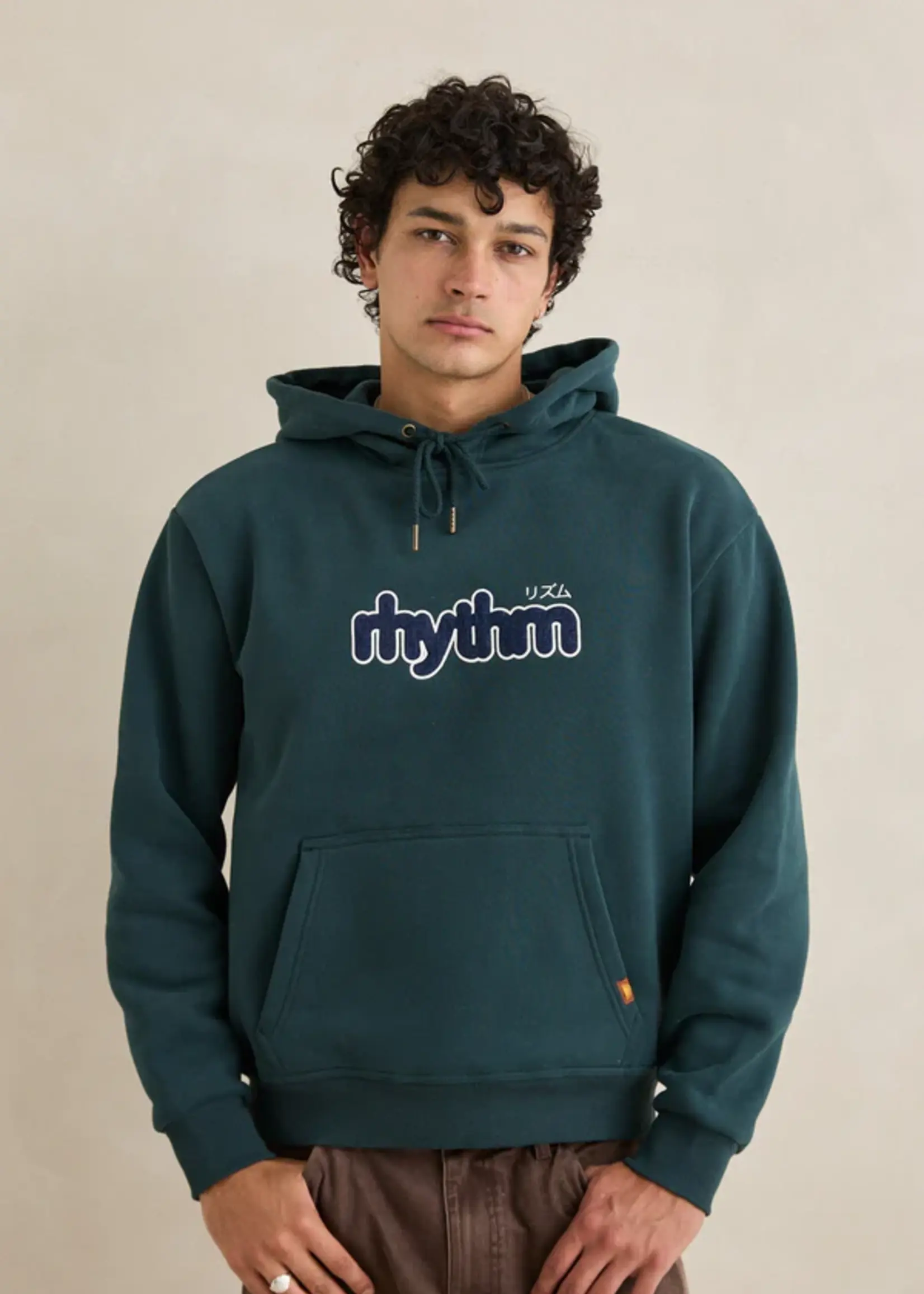 Rhythm Applique Fleece Hood