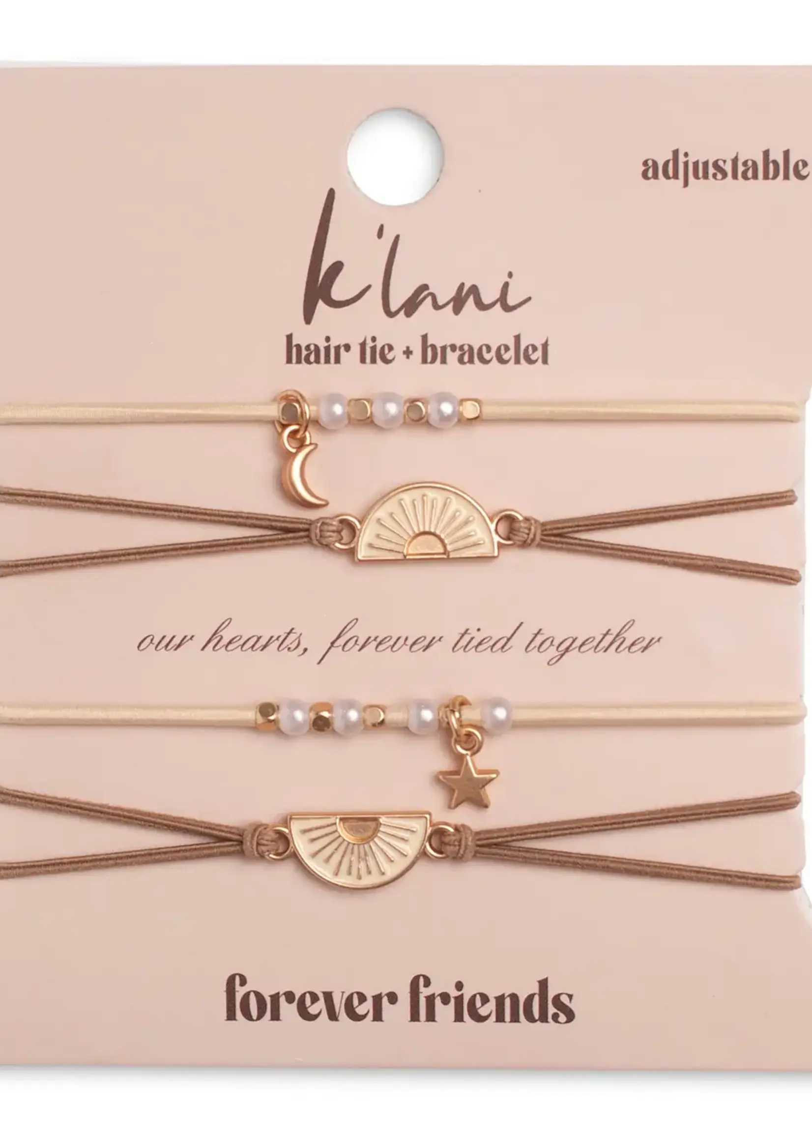 K'lani K'lani Hair Tie & Bracelet Adjustable
