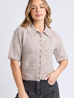 Foxwood Fernie Button Knit - Oatmeal