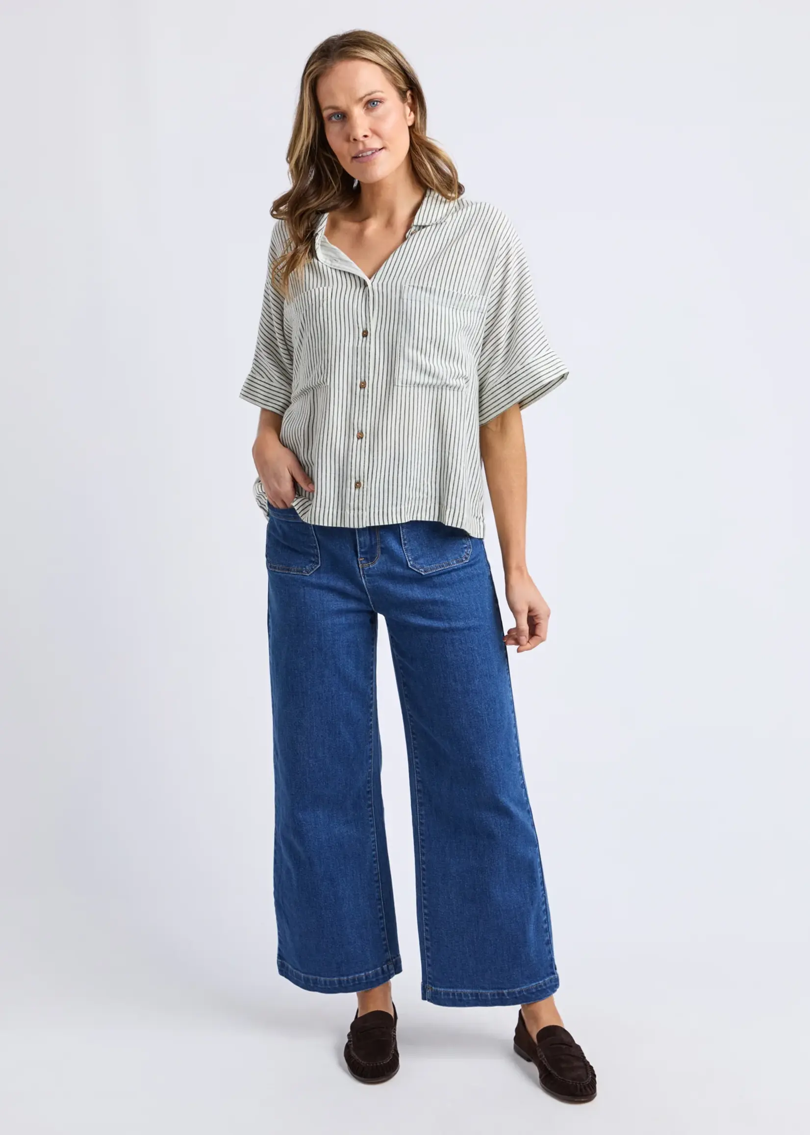 Elm Lifestyle Ruth SS Shirt - Basil