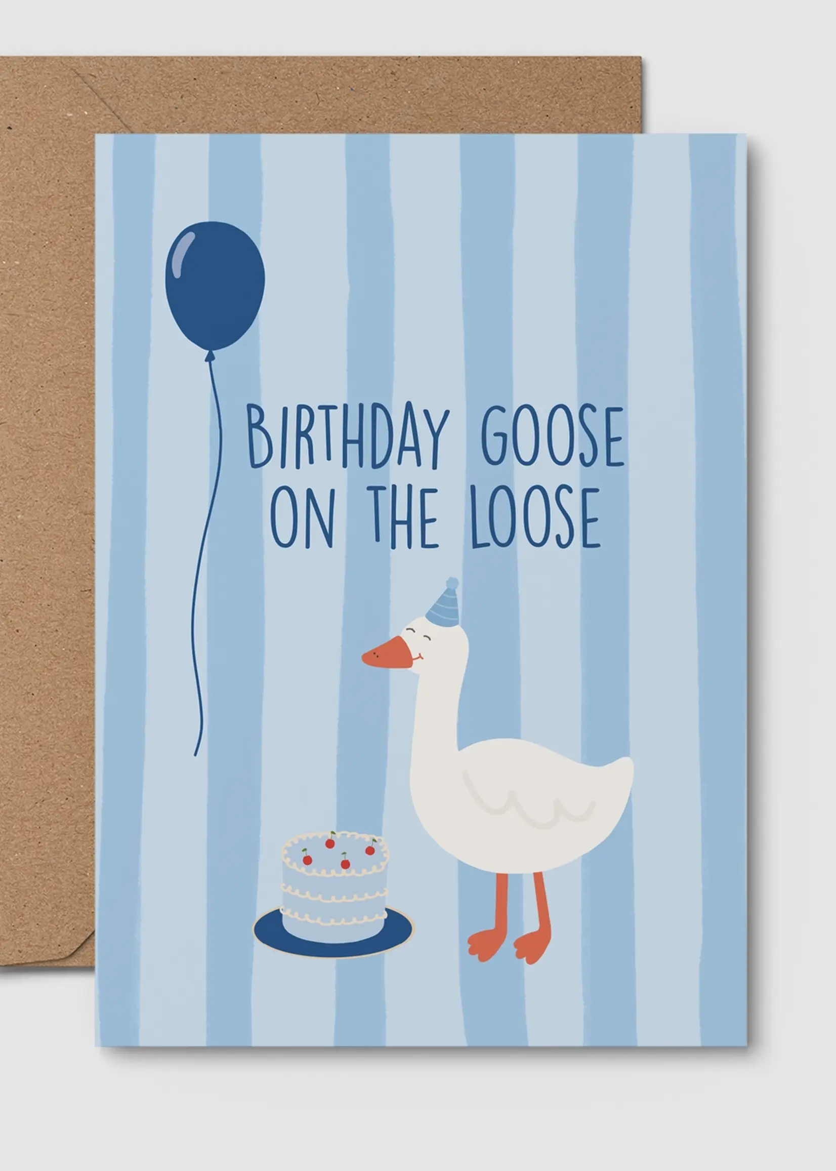 Kids Birthday Card Birthday Goose