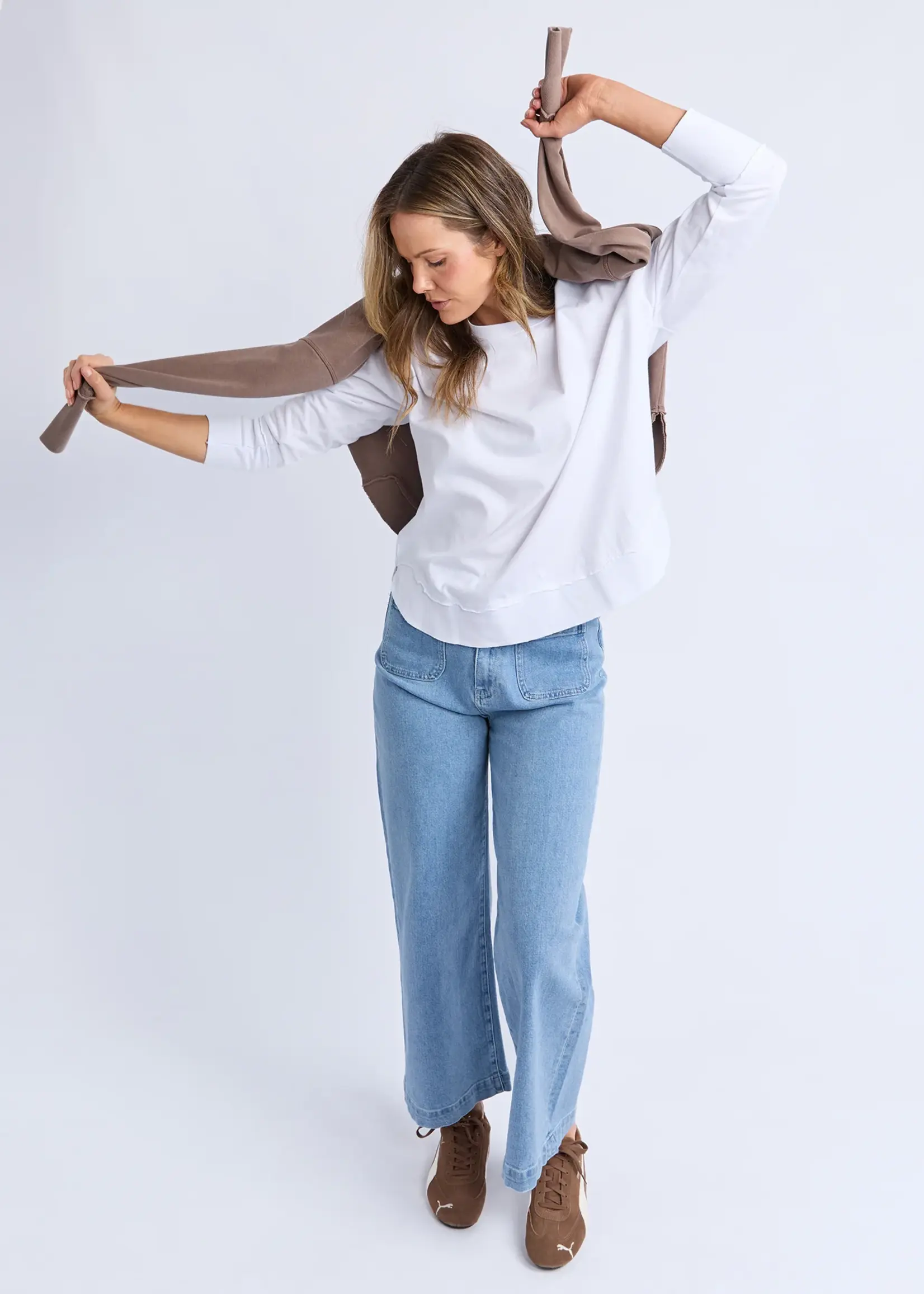 Foxwood Farrah Long Sleeve - White