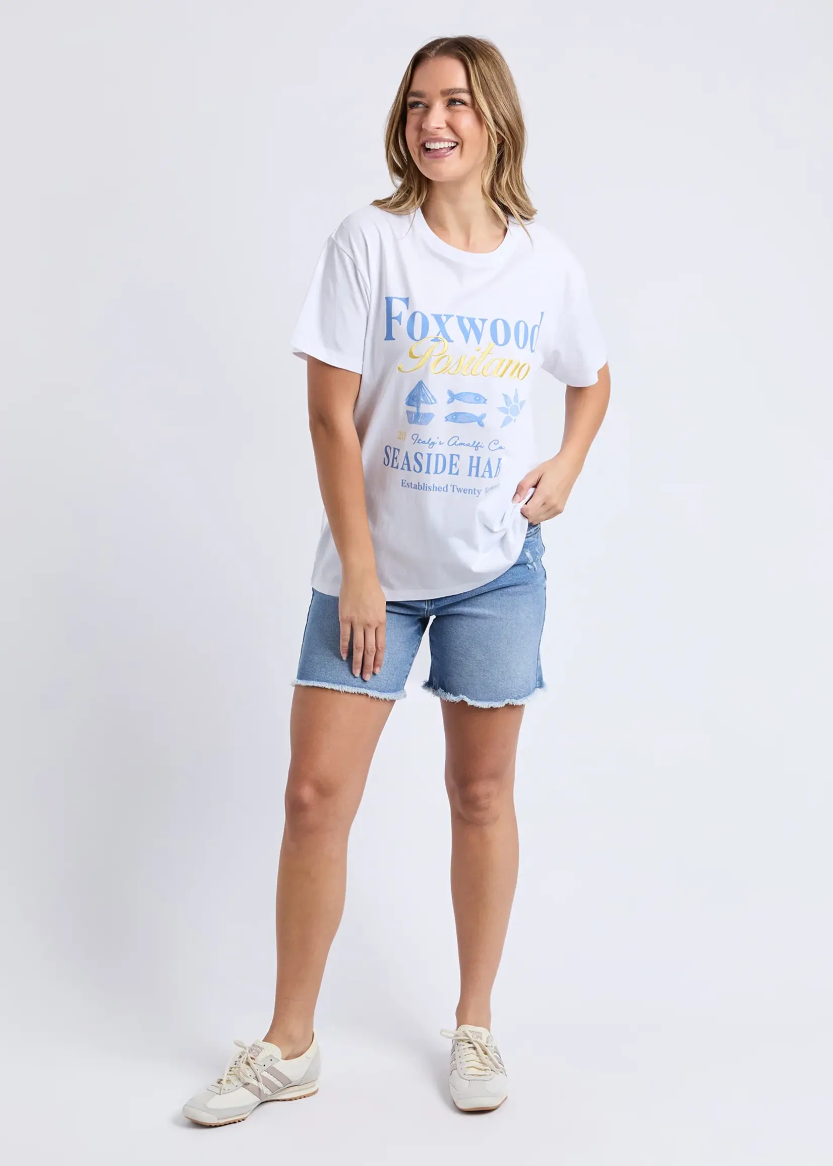 Foxwood Positano Tee - White