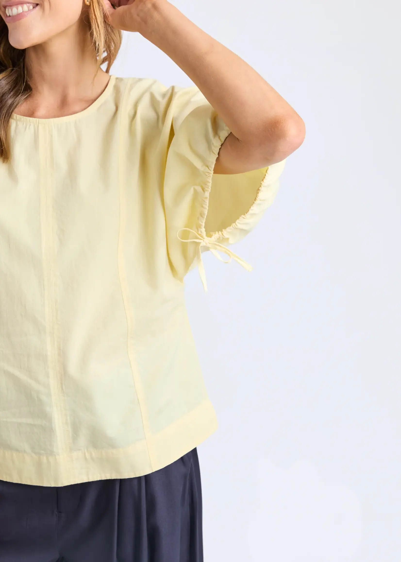 Elm Lifestyle Marie Top - Pale Banana