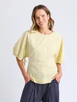 Elm Lifestyle Marie Top - Pale Banana