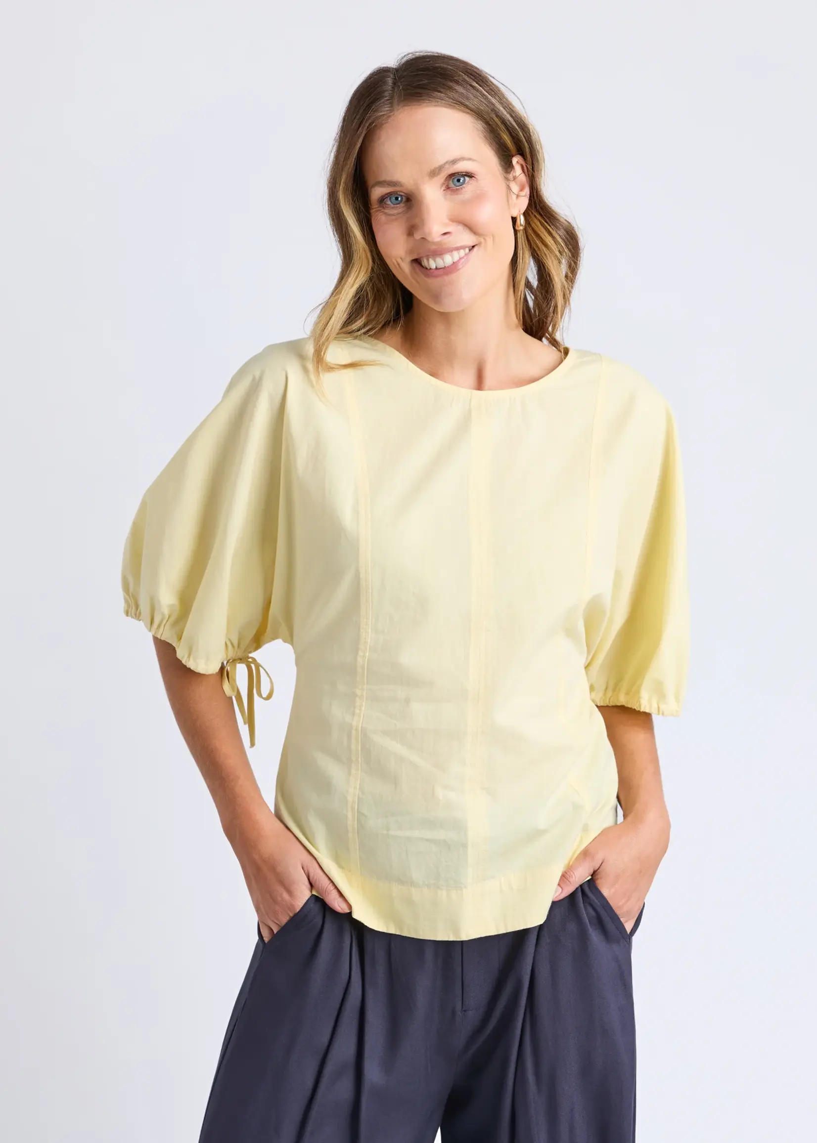 Elm Lifestyle Marie Top - Pale Banana