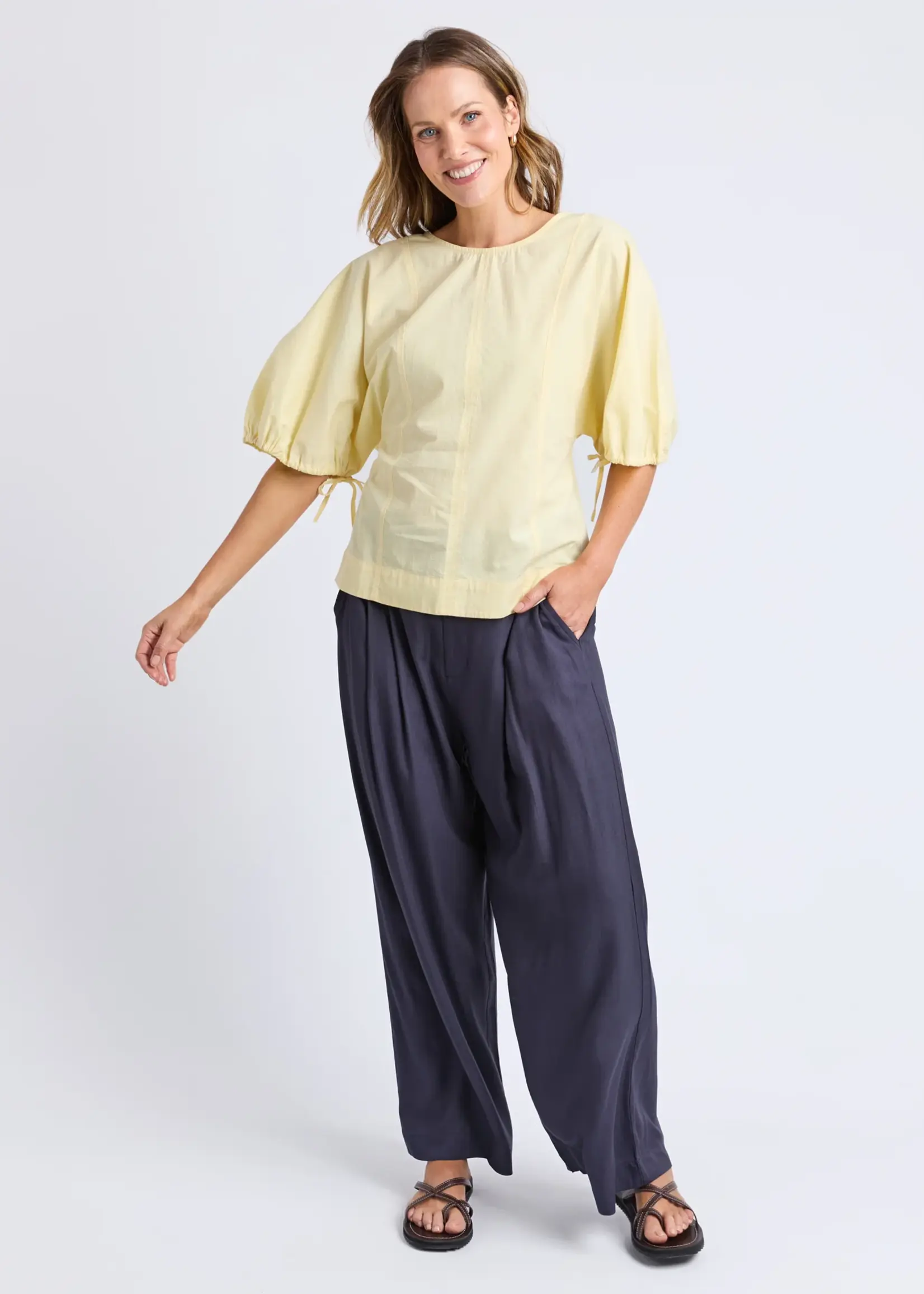 Elm Lifestyle Marie Top - Pale Banana