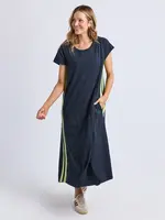 Foxwood Recovery Dress - Navy & Neon Lemon