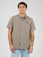 Steps Check SS Shirt - Brown