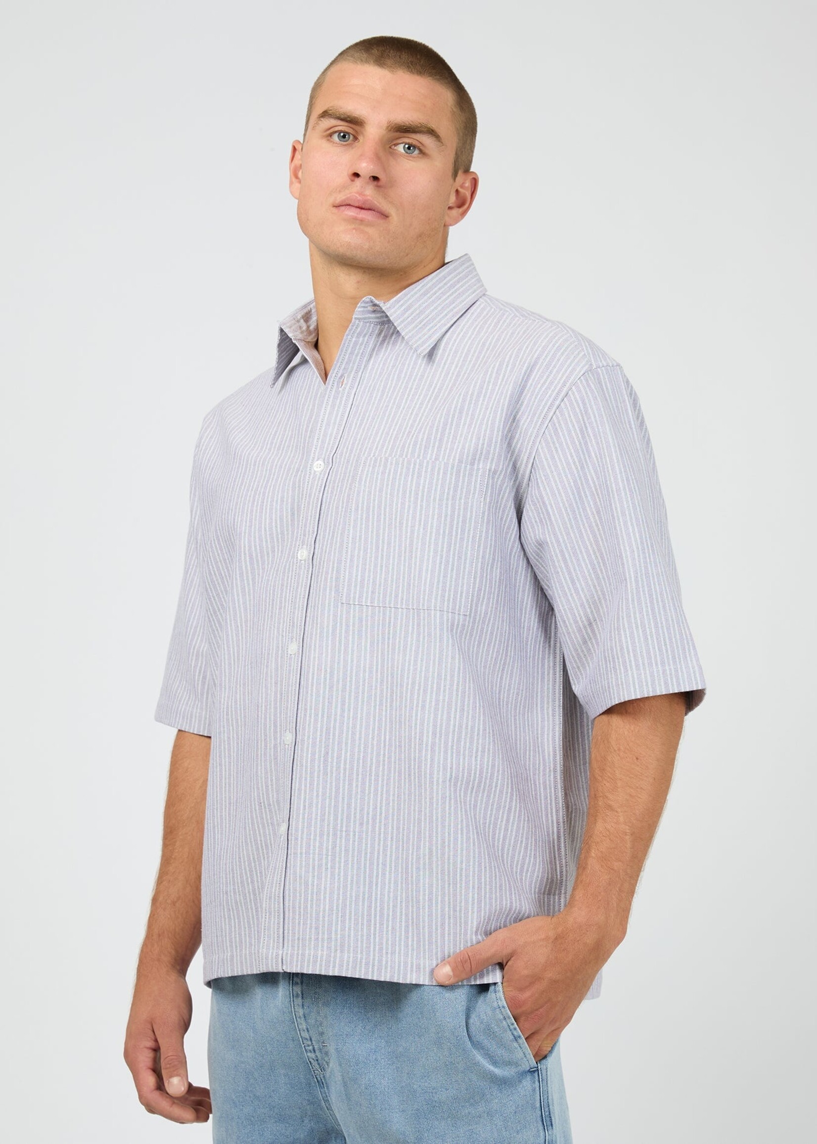 St Goliath Saville SS Shirt - Mauve