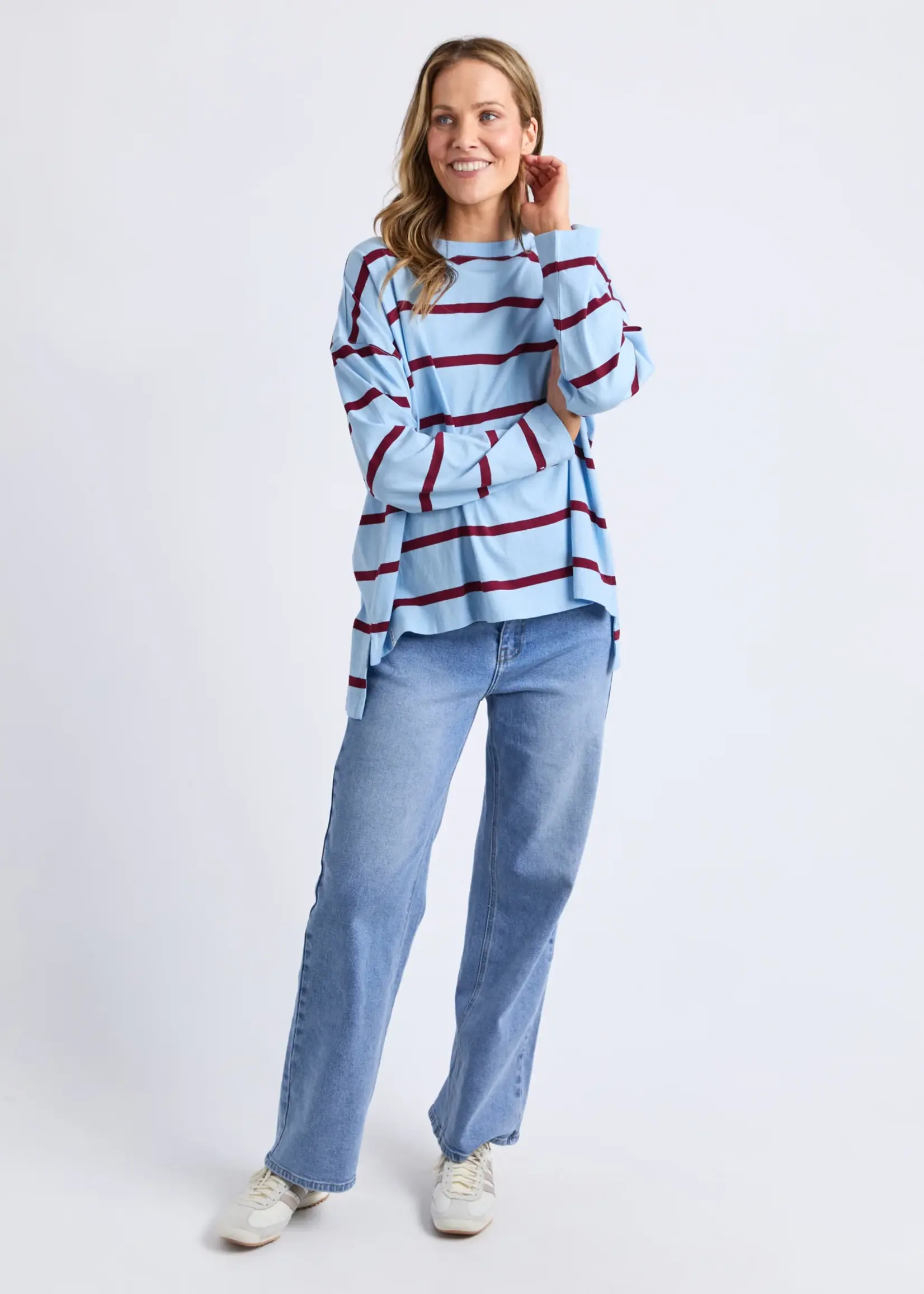 Foxwood Callie Stripe L/S Tee