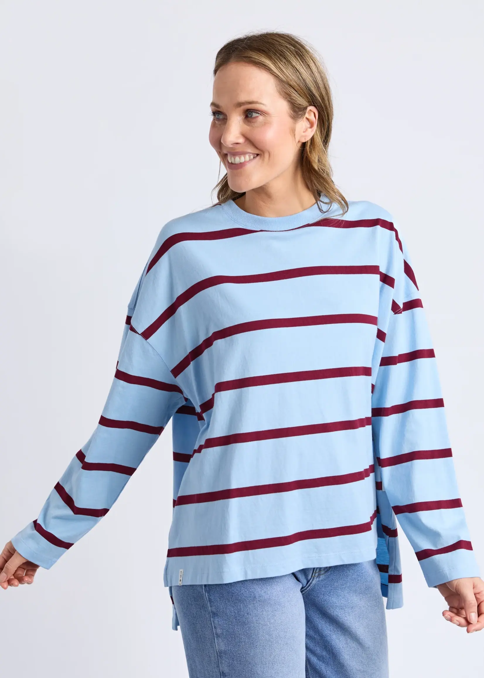 Foxwood Callie Stripe L/S Tee