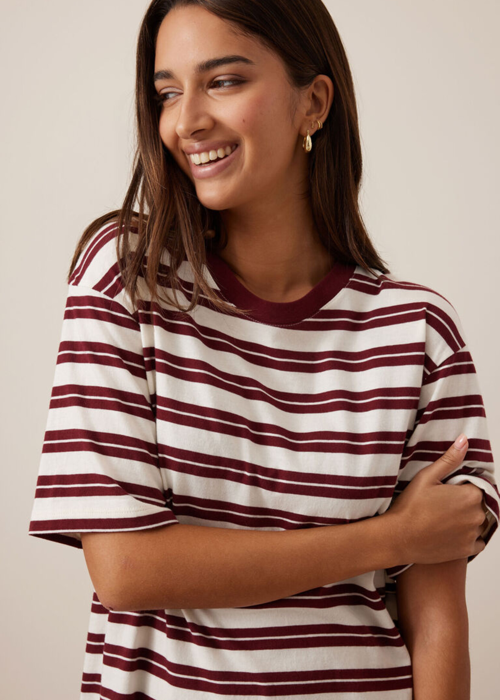 Ceres Life Lola Longline Step Hem Tee