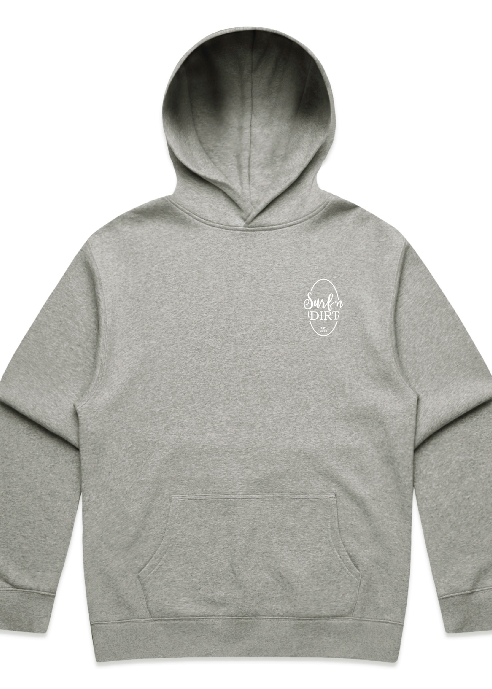 Surf n Dirt Surf n Dirt Hoodie - Grey Marle
