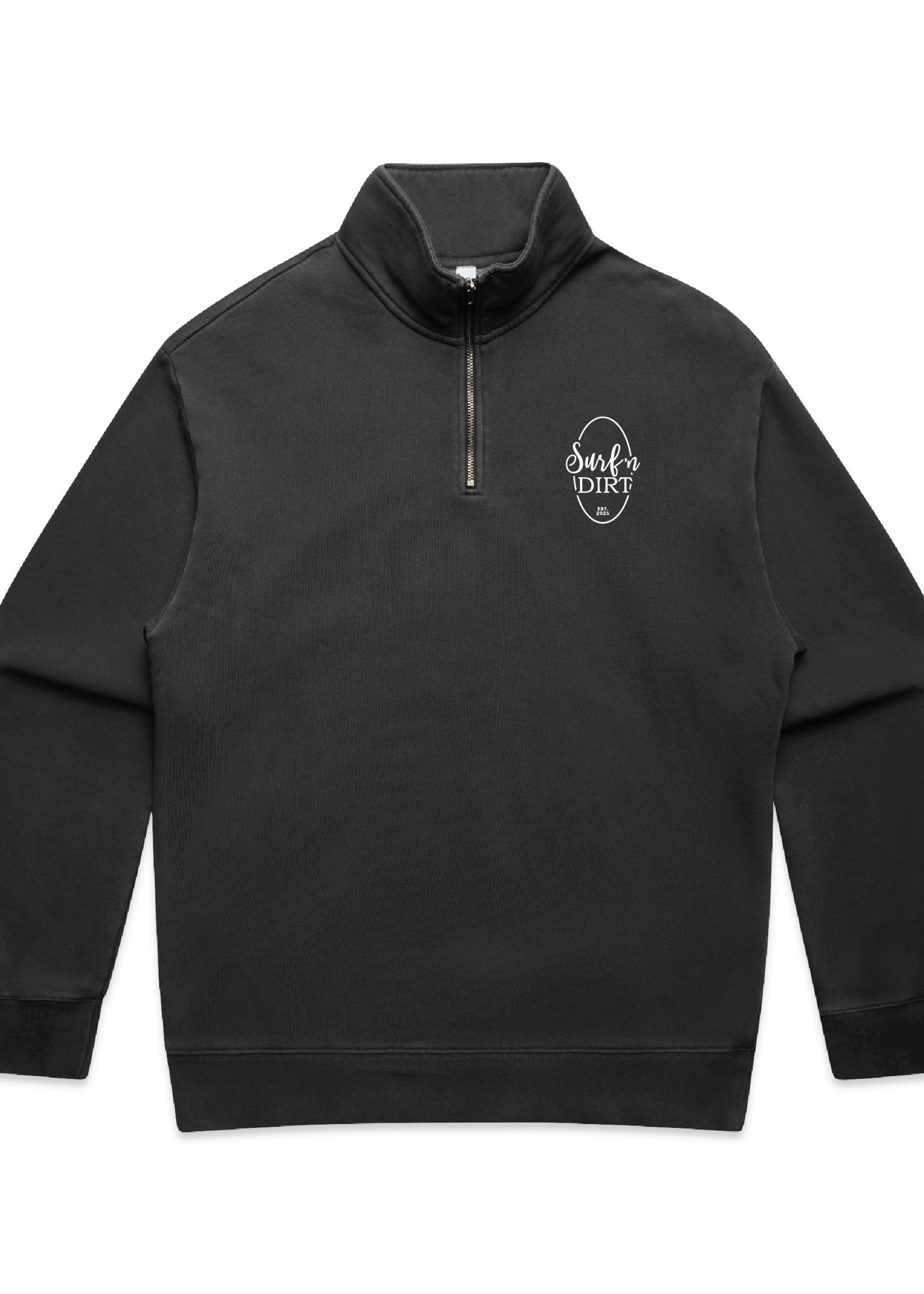 Surf n Dirt Surf n Dirt Zip Jumper - Faded Black